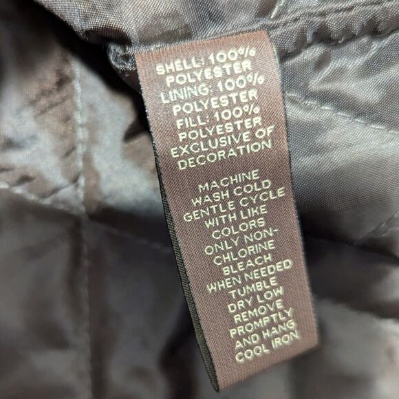 Tasso Elba Men's Field Jacket Quilted Corduroy Elbow Patch Brown Sz Medium Coat - Picture 8 of 11